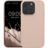 KW iPhone 15 Pro Θήκη Σιλικόνης Rubberized TPU - Coconut Swirl