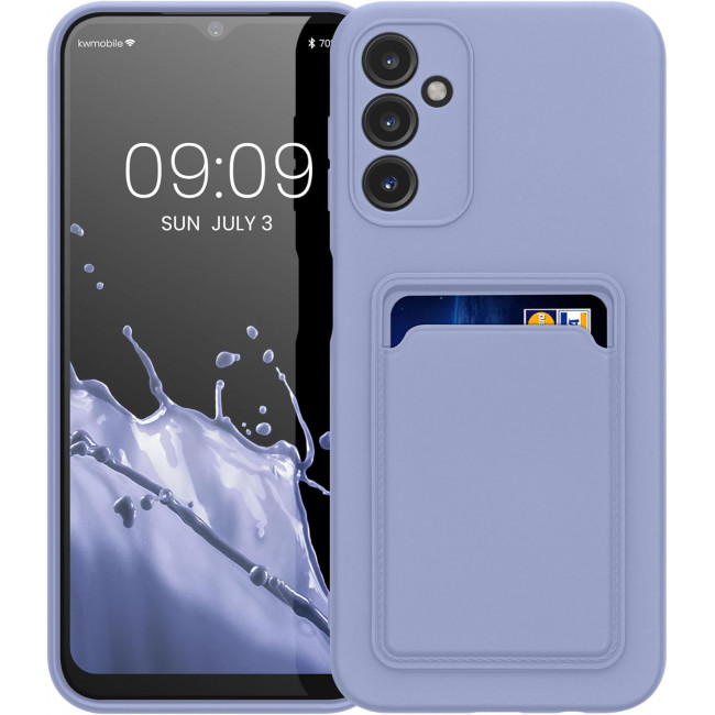 KW Samsung Galaxy A14 5G Θήκη Σιλικόνης TPU με Υποδοχή για Κάρτα - Lavender