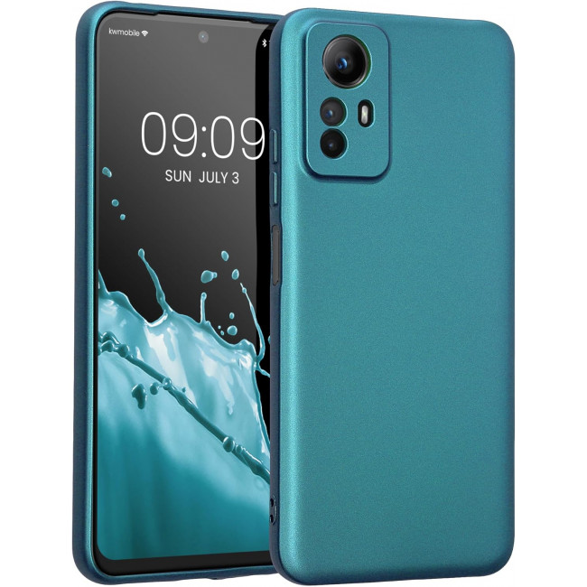 KW Xiaomi Redmi Note 12S Θήκη Σιλικόνης TPU - Metallic Caribbean Blue