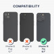 KW iPhone 15 Pro Θήκη Σιλικόνης TPU με Υποδοχή για Κάρτα - Dark Blue