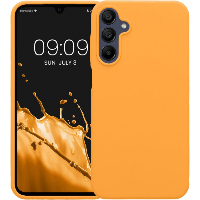 KW Samsung Galaxy A15 4G / A15 5G Θήκη Σιλικόνης Rubberized TPU - Fruity Orange