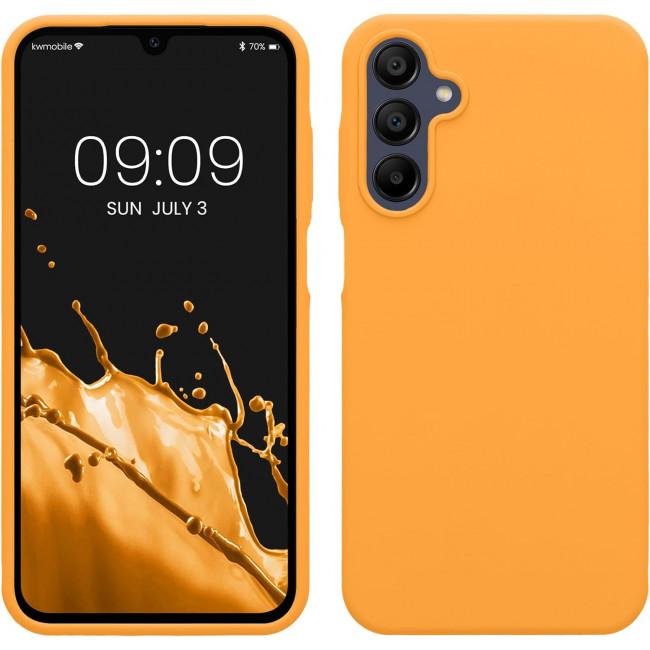 KW Samsung Galaxy A15 4G / A15 5G Θήκη Σιλικόνης Rubberized TPU - Fruity Orange