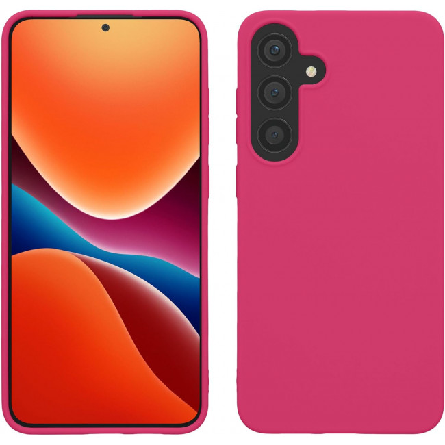 KW Samsung Galaxy S24+ Θήκη Σιλικόνης TPU - Neon Pink