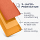 KW Samsung Galaxy S23 FE Θήκη Σιλικόνης Rubberized TPU - Fruity Orange