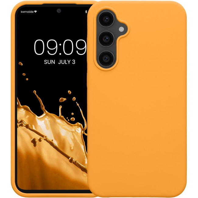 KW Samsung Galaxy S23 FE Θήκη Σιλικόνης Rubberized TPU - Fruity Orange