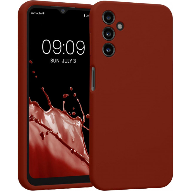 KW Samsung Galaxy A14 5G Θήκη Σιλικόνης Rubberized TPU - Spice Red