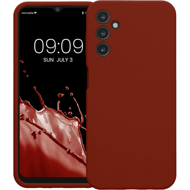 KW Samsung Galaxy A14 5G Θήκη Σιλικόνης Rubberized TPU - Spice Red