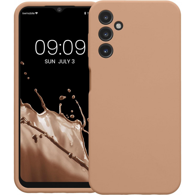 KW Samsung Galaxy A14 5G Θήκη Σιλικόνης Rubberized TPU - Macchiato