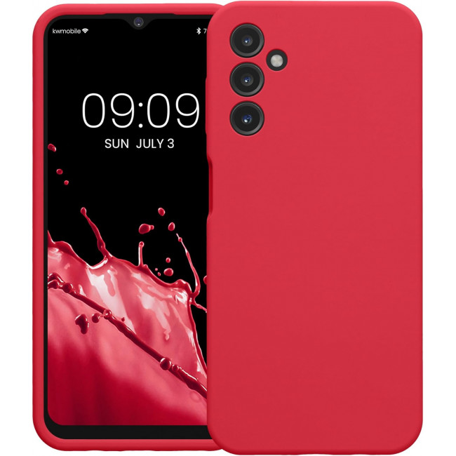 KW Samsung Galaxy A14 5G Θήκη Σιλικόνης Rubberized TPU - Awesome Pink