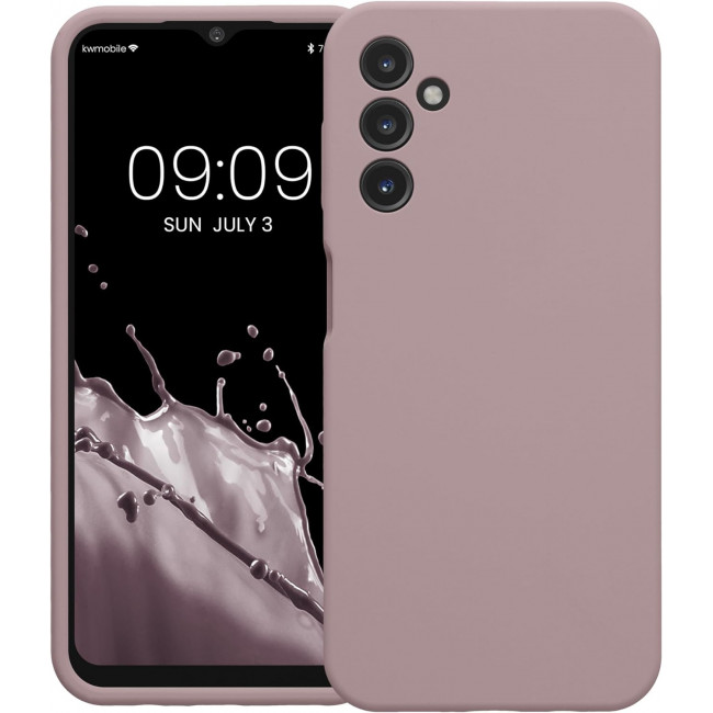 KW Samsung Galaxy A14 5G Θήκη Σιλικόνης Rubberized TPU - Nude Lilac