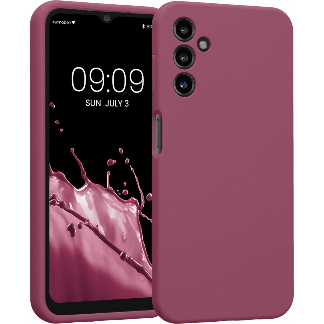 KW Samsung Galaxy A14 5G Θήκη Σιλικόνης Rubberized TPU - Orchid Purple