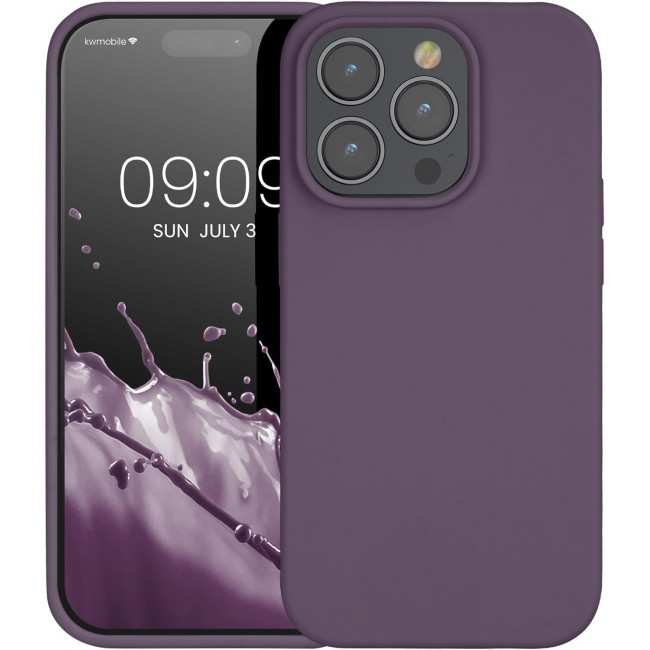 KW iPhone 14 Pro Θήκη Σιλικόνης Rubberized TPU - Light Iris