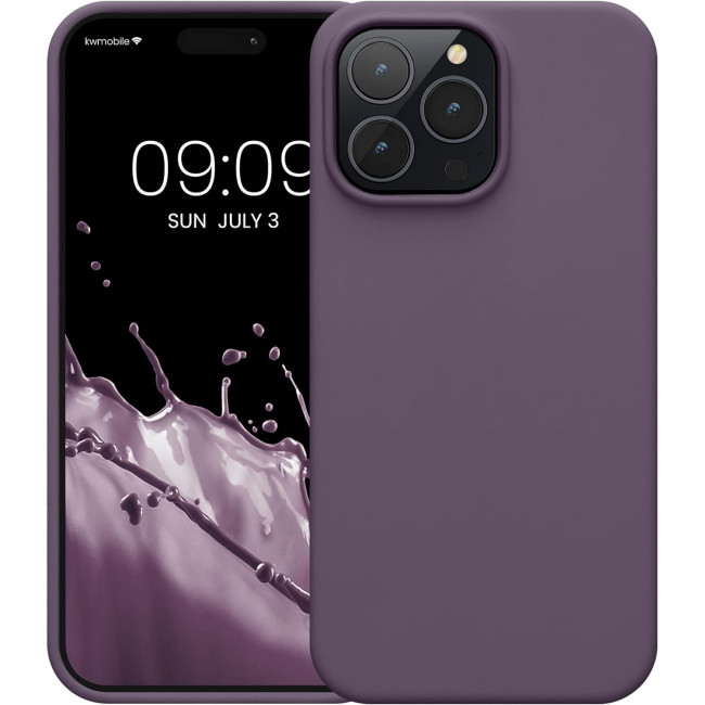 KW iPhone 14 Pro Max Θήκη Σιλικόνης Rubberized TPU - Light Iris