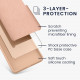 KW iPhone 14 Pro Max Θήκη Σιλικόνης Rubberized TPU - Pastel Peach