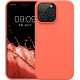 KW iPhone 14 Pro Max Θήκη Σιλικόνης Rubberized TPU - Luminous Coral