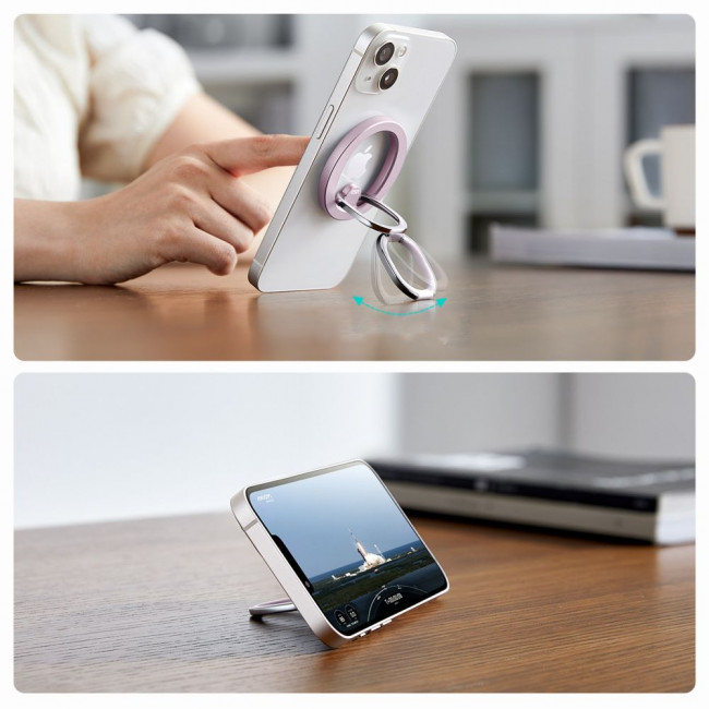 ESR HaloLock MagSafe Ring Holder - Δαχτυλίδι Συγκράτησης Κινητού - Βάση Στήριξης - Pastel Pink