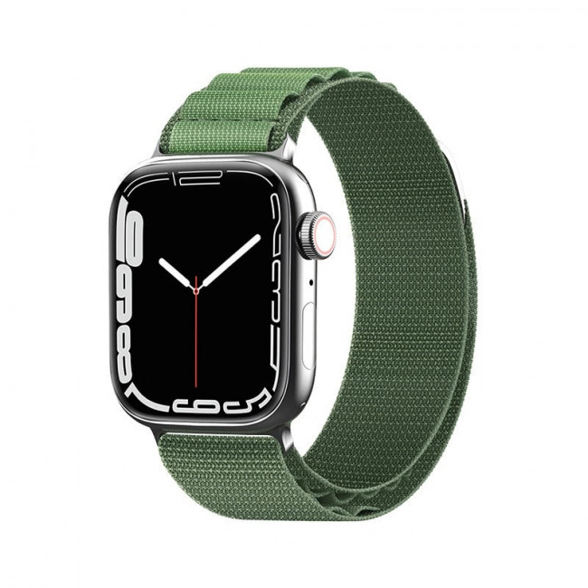 OEM Λουράκι Apple Watch 2 / 3 / 4 / 5 / 6 / 7 / 8 / 9 / SE / ULTRA 1 / ULTRA 2 - 42 / 44 / 45 / 49 mm Alpine Λουράκι από Νάυλον - Green