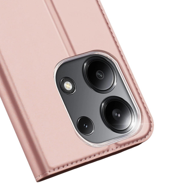 Dux Ducis Xiaomi Redmi Note 13 4G Flip Stand Case Θήκη Βιβλίο - Pink