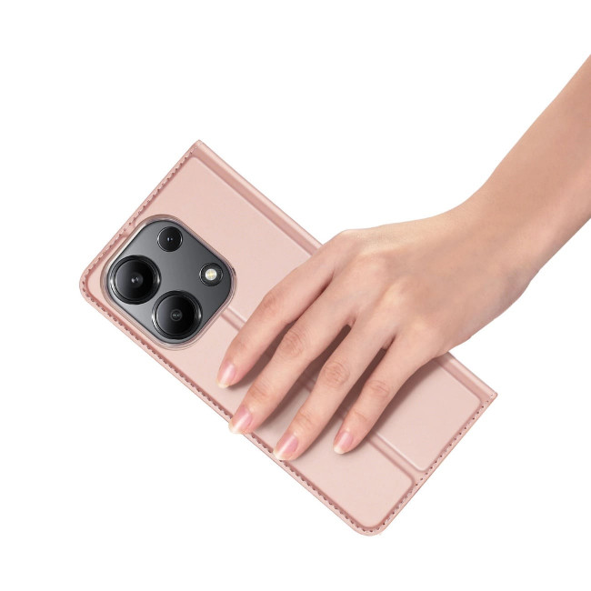 Dux Ducis Xiaomi Redmi Note 13 4G Flip Stand Case Θήκη Βιβλίο - Pink