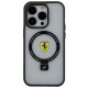 Ferrari iPhone 15 Pro Max Ring Stand 2023 Collection MagSafe Σκληρή Θήκη με Πλαίσιο Σιλικόνης και Stand / MagSafe - Ημιδιάφανη / Black - FER000607-0