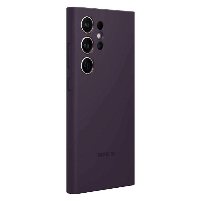 Samsung Silicone Cover Samsung Galaxy S24 Ultra Θήκη Σιλικόνης - Dark Purple - EF-PS928TEEGWW