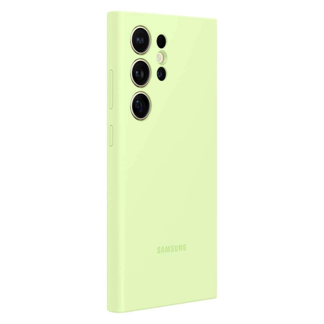 Samsung Silicone Cover Samsung Galaxy S24 Ultra Θήκη Σιλικόνης - Lime Green - EF-PS928TGEGWW