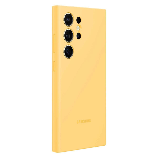 Samsung Silicone Cover Samsung Galaxy S24 Ultra Θήκη Σιλικόνης - Yellow - EF-PS928TYEGWW