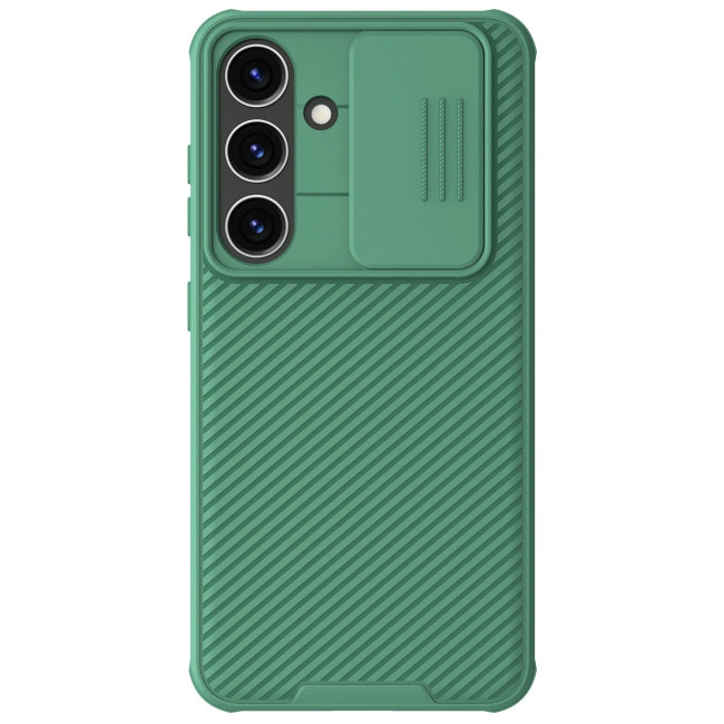 Nillkin Samsung Galaxy S24 CamShield Pro Σκληρή Θήκη με Κάλυμμα για την Κάμερα - Green