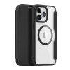 Dux Ducis iPhone 15 Pro Skin X Pro Magnetic Flip Case Θήκη Βιβλίο με MagSafe - Black