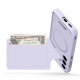 Dux Ducis Samsung Galaxy S24 Rafi II Mag Anti-RFID Θήκη με Υποδοχή για Κάρτες / Stand και MagSafe - Purple