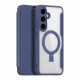 Dux Ducis Samsung Galaxy S24+ Skin X Pro Magnetic Ring Flip Case Θήκη Βιβλίο με MagSafe και Stand - Blue