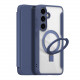 Dux Ducis Samsung Galaxy S24+ Skin X Pro Magnetic Ring Flip Case Θήκη Βιβλίο με MagSafe και Stand - Blue