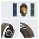 Dux Ducis Λουράκι Apple Watch 2 / 3 / 4 / 5 / 6 / 7 / 8 / 9 / SE / ULTRA 1 / ULTRA 2 - 42 / 44 / 45 / 49 mm Strap BL Μαγνητικό Υφασμάτινο - Taupe