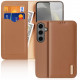 Dux Ducis Samsung Galaxy S24+ Hivo Θήκη Πορτοφόλι Stand από Γνήσιο Δέρμα - Brown