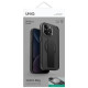 Uniq iPhone 15 Pro Max Heldro Mag Σκληρή Θήκη με Πλαίσιο Σιλικόνης με Finger Holder και MagSafe - Black / Vapor Smoke