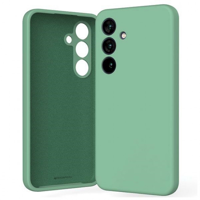 Mercury Samsung Galaxy S24 Silicone Θήκη Σιλικόνης - Green