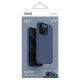 Uniq iPhone 15 Pro Lino Hue Magclick Θήκη Σιλικόνης με MagSafe - Navy Blue