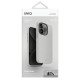 Uniq iPhone 15 Pro Lino Hue Magclick Θήκη Σιλικόνης με MagSafe - Chalk Grey