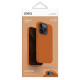 Uniq iPhone 15 Pro Lino Hue Magclick Θήκη Σιλικόνης με MagSafe - Sunset Orange