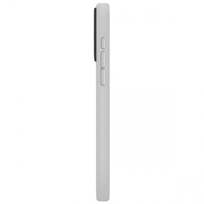 Uniq iPhone 15 Pro Max Lino Hue Magclick Θήκη Σιλικόνης με MagSafe - Chalk Grey