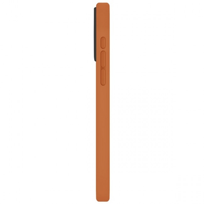 Uniq iPhone 15 Pro Max Lino Hue Magclick Θήκη Σιλικόνης με MagSafe - Sunset Orange