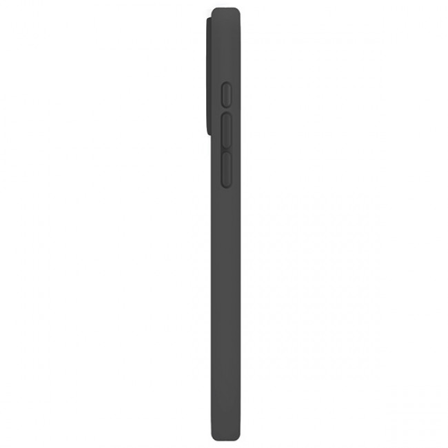 Uniq iPhone 15 Pro Max Lino Hue Magclick Θήκη Σιλικόνης με MagSafe - Charcoal Grey