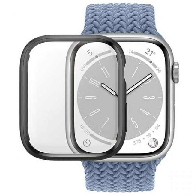 PanzerGlass Θήκη Apple Watch 7 / 8 / 9 - 41mm - Full Body D3O με Προστασία Οθόνης - Black