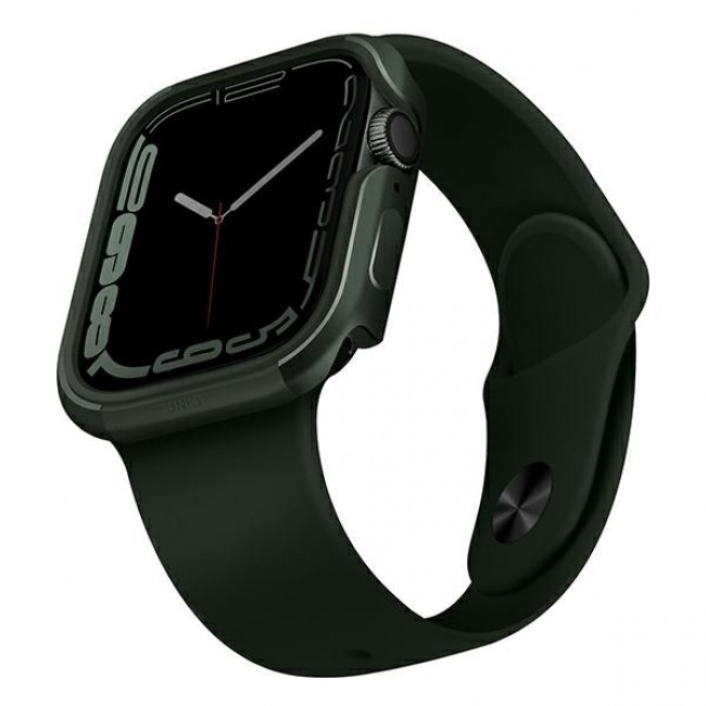 UNIQ Θήκη Apple Watch 4 / 5 / 6 / 7 / 8 / 9 / SE / SE 2 - 44 / 45 mm Valencia Hybrid Υψηλής Προστασίας - Green