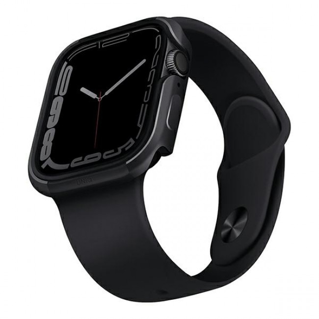 UNIQ Θήκη Apple Watch 4 / 5 / 6 / 7 / 8 / 9 / SE / SE 2 - 44 / 45 mm Valencia Hybrid Υψηλής Προστασίας - Graphite