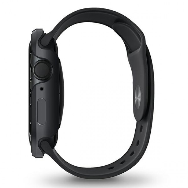 UNIQ Θήκη Apple Watch 4 / 5 / 6 / 7 / 8 / 9 / SE / SE 2 - 44 / 45 mm Valencia Hybrid Υψηλής Προστασίας - Graphite