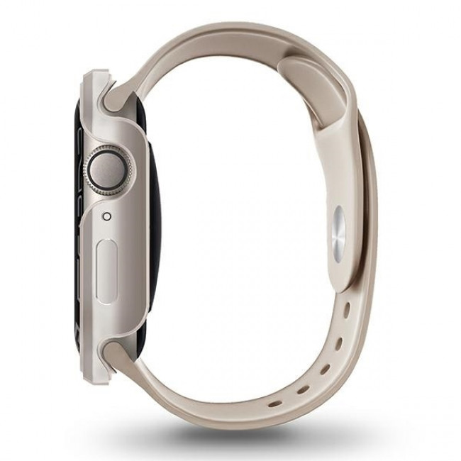 UNIQ Θήκη Apple Watch 4 / 5 / 6 / 7 / 8 / 9 / SE / SE 2 - 40 / 41mm Valencia Hybrid Υψηλής Προστασίας - Starlight