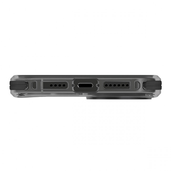 Uniq iPhone 15 Pro Combat Magclick Σκληρή Θήκη με Πλαίσιο Σιλικόνης και MagSafe - Black / Carbon Black