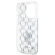 Karl Lagerfeld iPhone 15 Pro Monogram Choupette Σκληρή Θήκη με Πλαίσιο Σιλικόνης - Διάφανη - KLHCP15LHNCMKLT