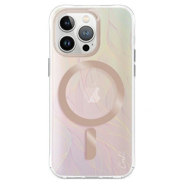 Uniq iPhone 15 Pro Coehl Willow Σκληρή Θήκη με MagSafe - Opal / Iridescent